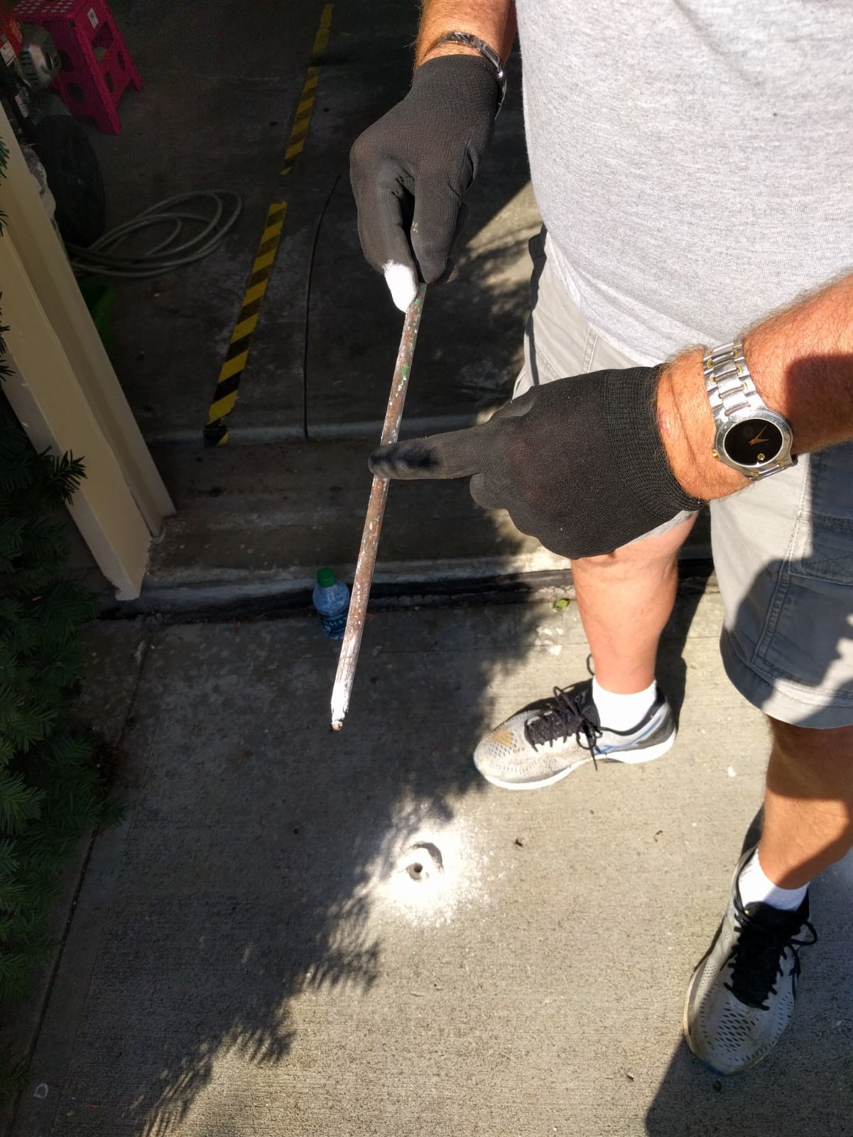 Use Polyurethane Concrete Raising to lift sunken concrete