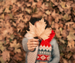 October is the time to rack leaves and check your concrete for sinking and repairs. 